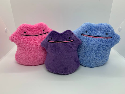 Adorable DITTO Beanie Plushie, Animal Monster PLush