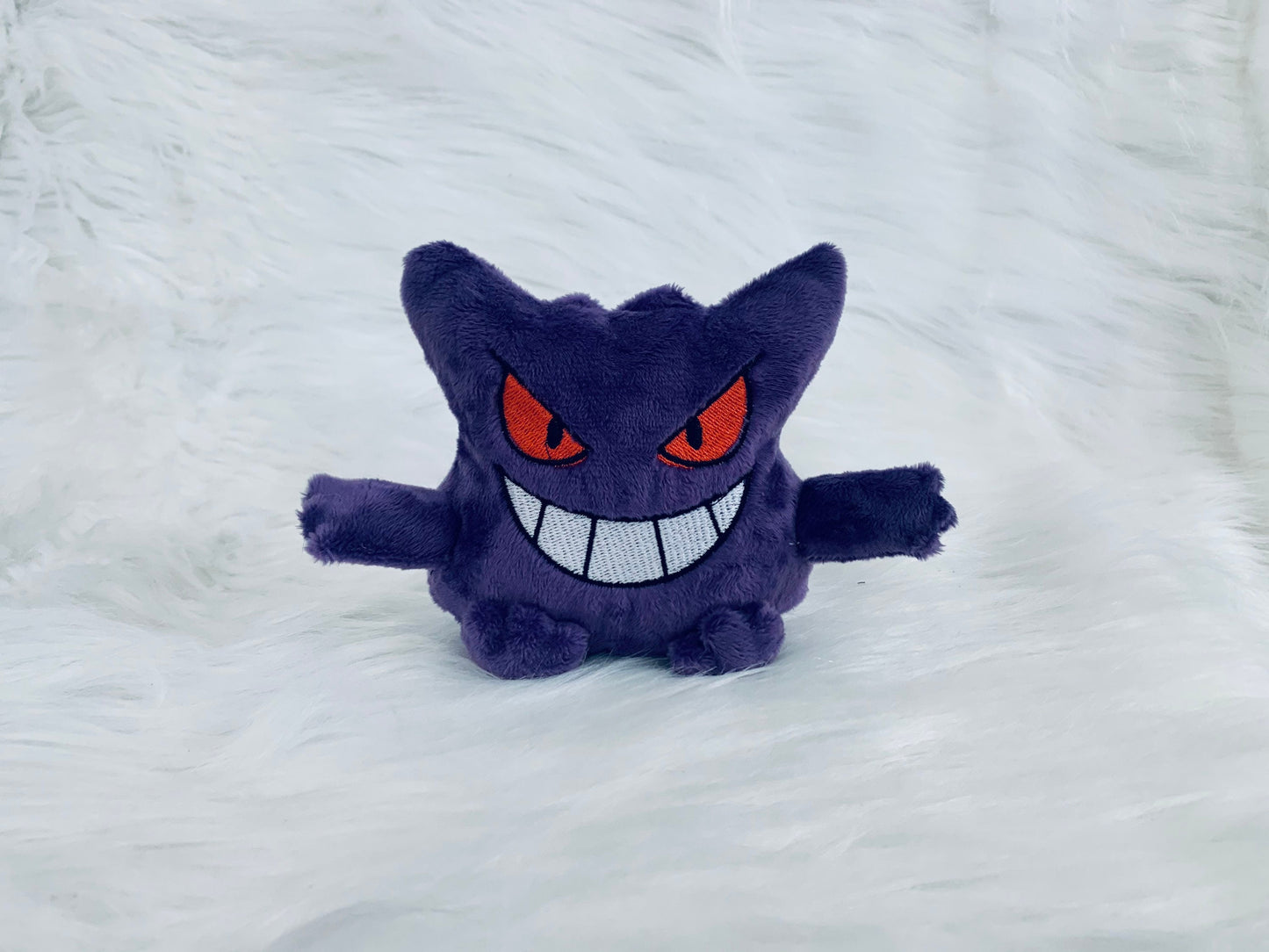 Trickster Ghost Plushie, Handmade, Anime Monster inspired Plush, Shiny, Made to Order