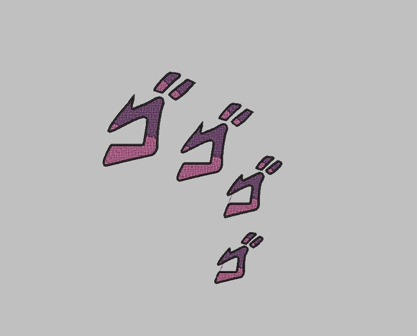 MENANCING Iron On Patch, Anime Inspired Embroidery, Made to Order