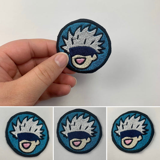 Anime Character SATORU, MEGUMI, TOGE, Iron-on Patch, Anime Inspired Embroidery, Kawaii, Made to Order