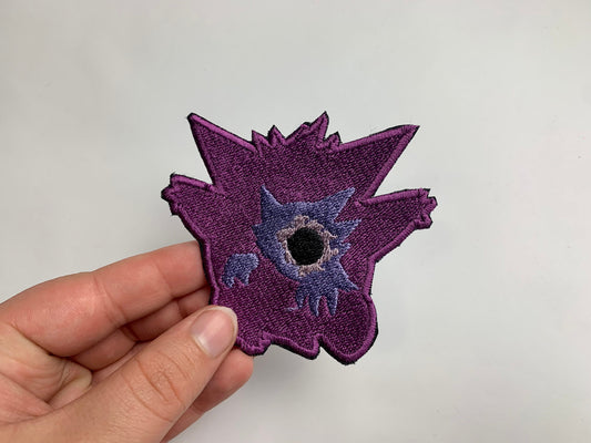 Ghost Evolution Line Iron-on Patch, Shadow, Anime, Animal Monster Inspired Embroidery