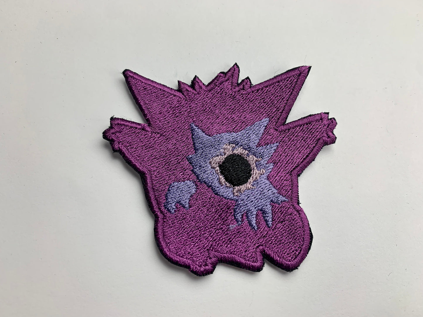 Ghost Evolution Line Iron-on Patch, Shadow, Anime, Animal Monster Inspired Embroidery