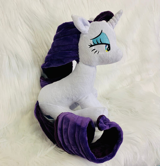 RARITY My Little Pony Beanie Plushie, MLP Inspired Plushie