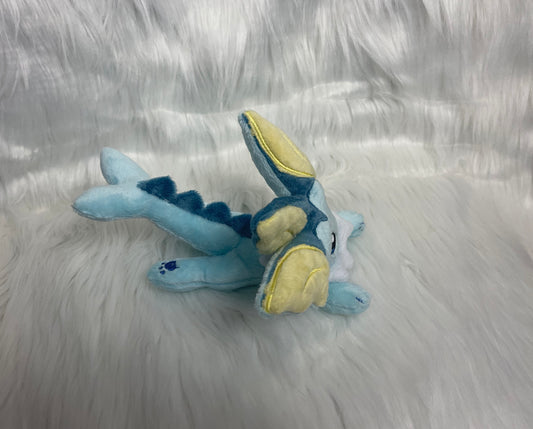 Water Baby Fox Beanie Plushie, Water Type, Dog, Animal Monster inspired Plush, Shiny