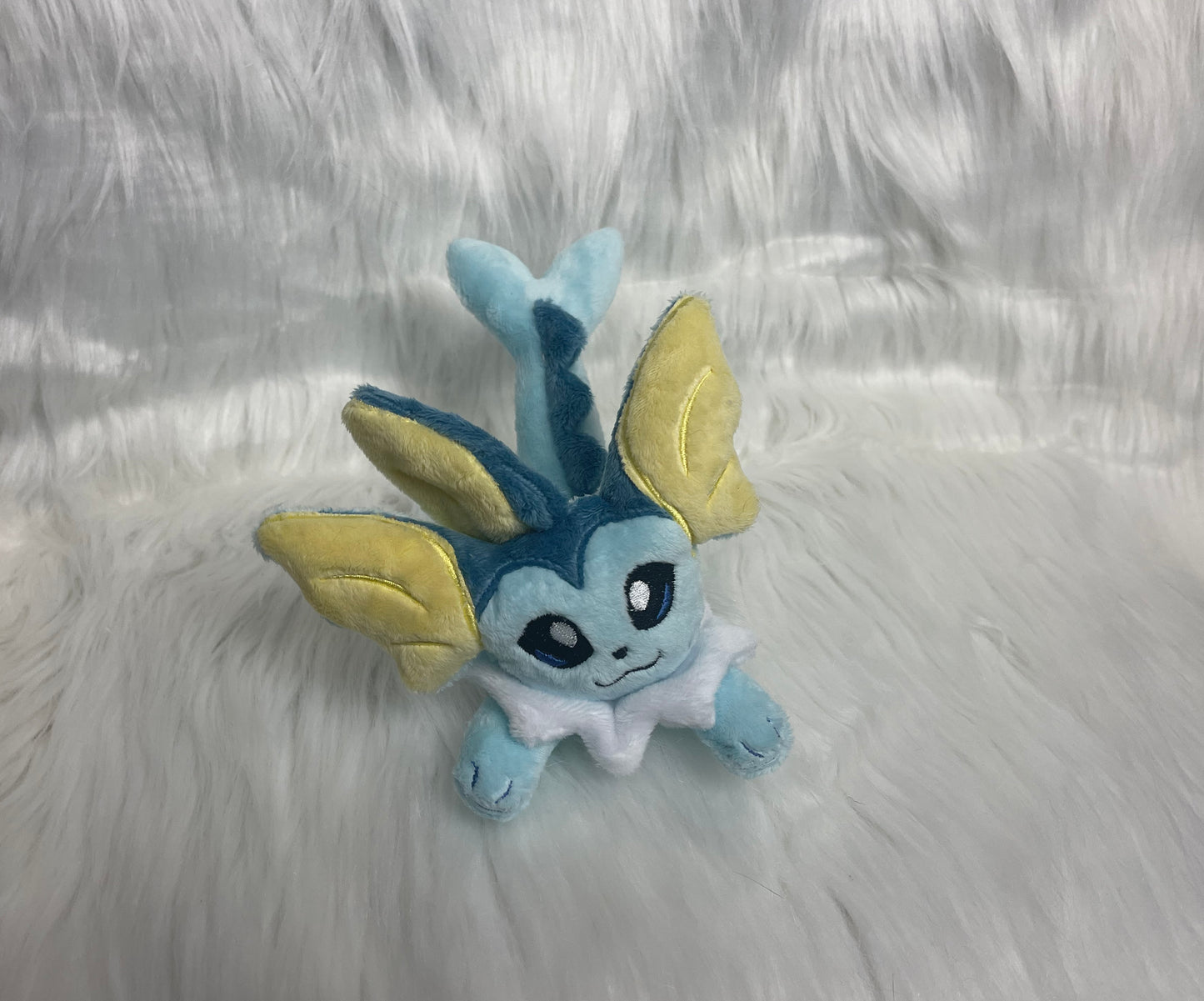 Water Baby Fox Beanie Plushie, Water Type, Dog, Animal Monster inspired Plush, Shiny