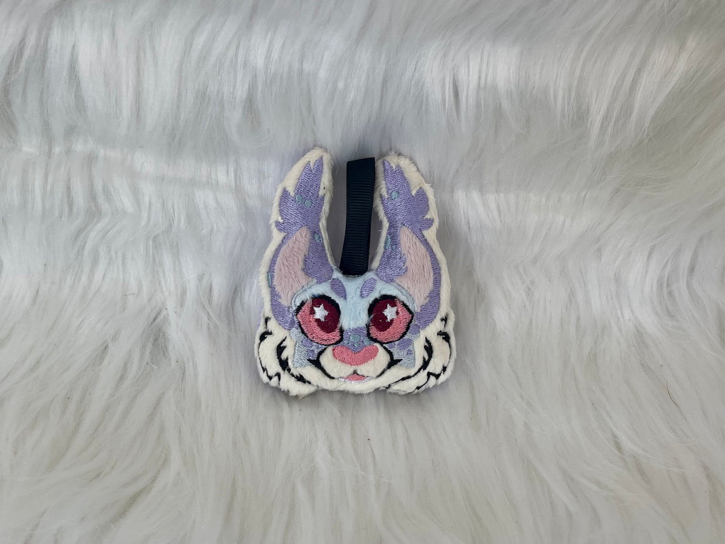 Fursona Plush Keychain, Furry Plush, Badge, Handmade Plushie Keychain, Made to Order, Custom