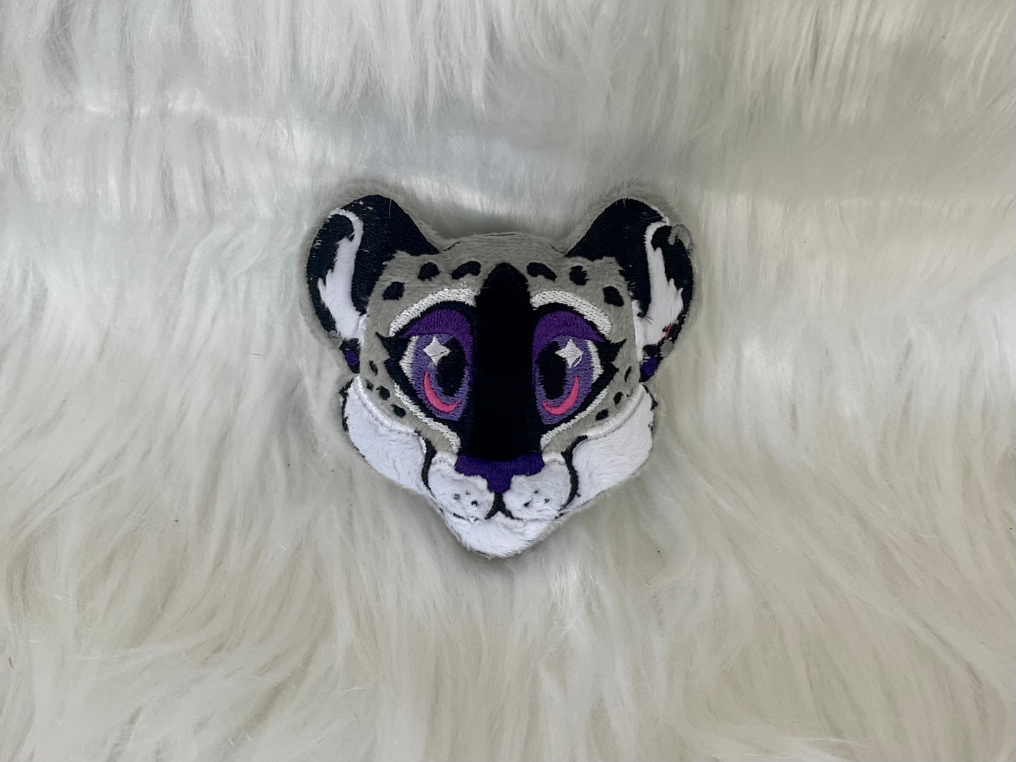 Fursona Plush Keychain, Furry Plush, Badge, Handmade Plushie Keychain, Made to Order, Custom