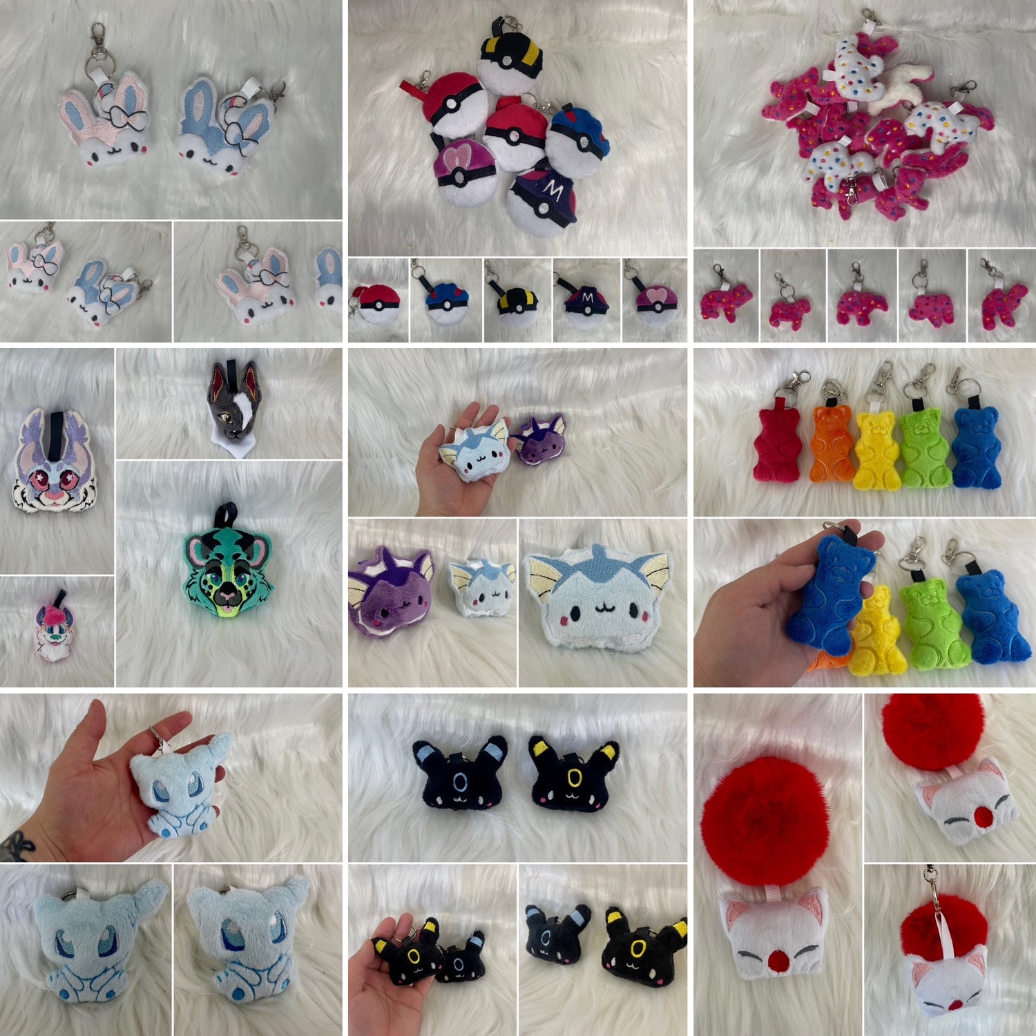 Plush Charms and Keychains