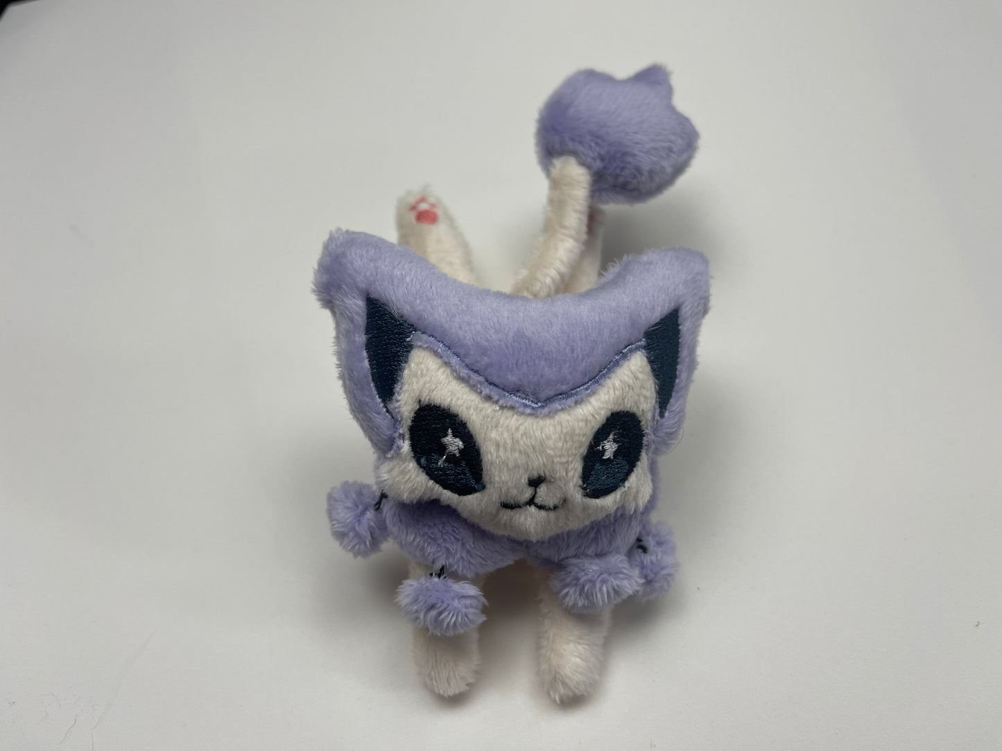 Mini Fancy Cat Plushie, Handmade, Kawaii Animal Monster inspired Plush, Made to Order