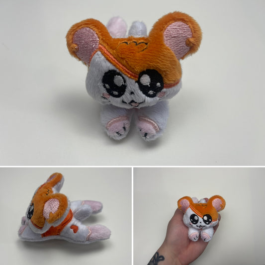 Mini Hamster Plushie, Handmade, Kawaii Animal inspired Plush, Made to Order