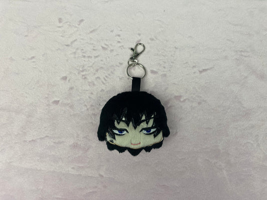 Chibi Sorcerer Killer Plush Charm, Handmade Plushie Keychain