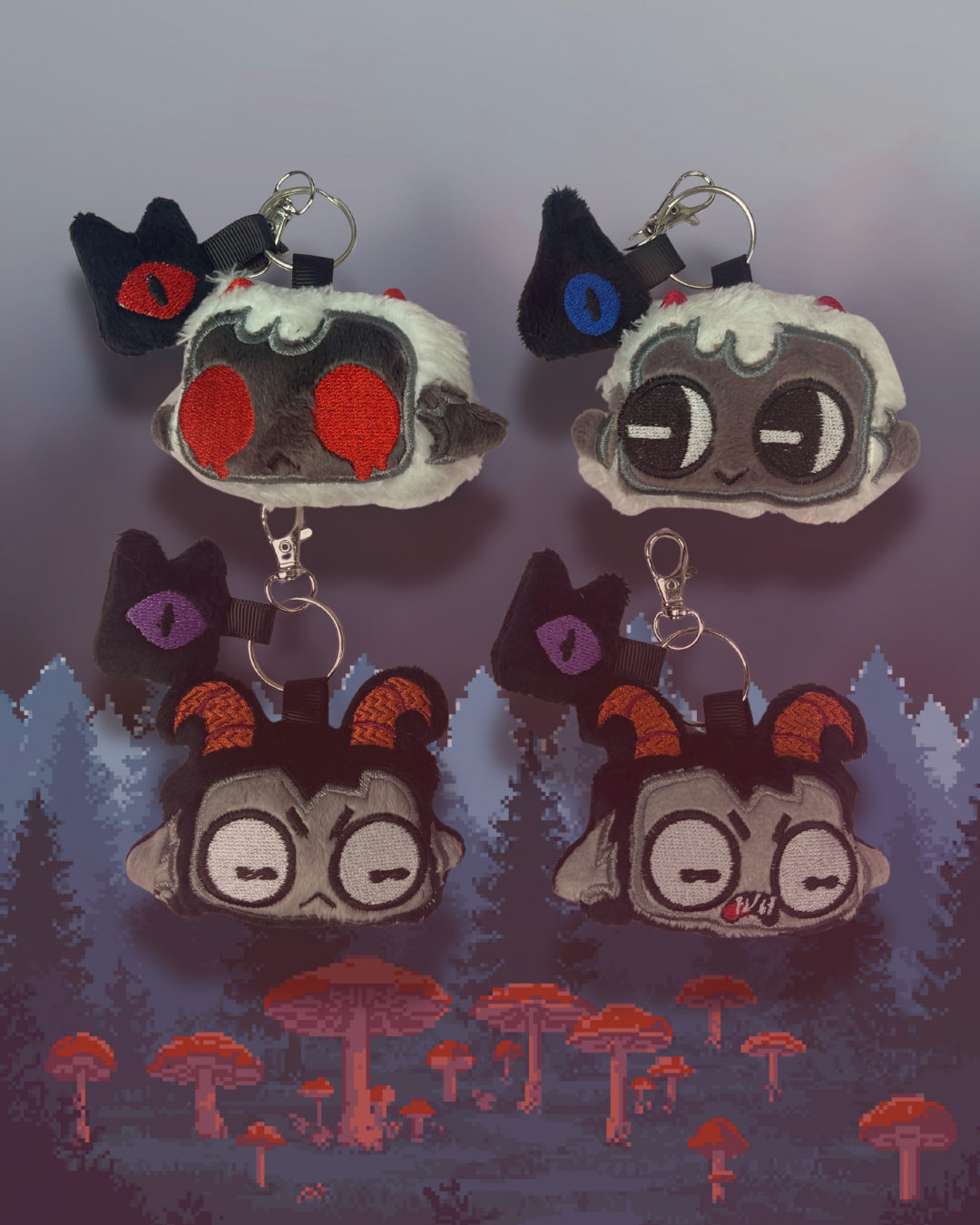 Cult Leader Plush Keychain Charm