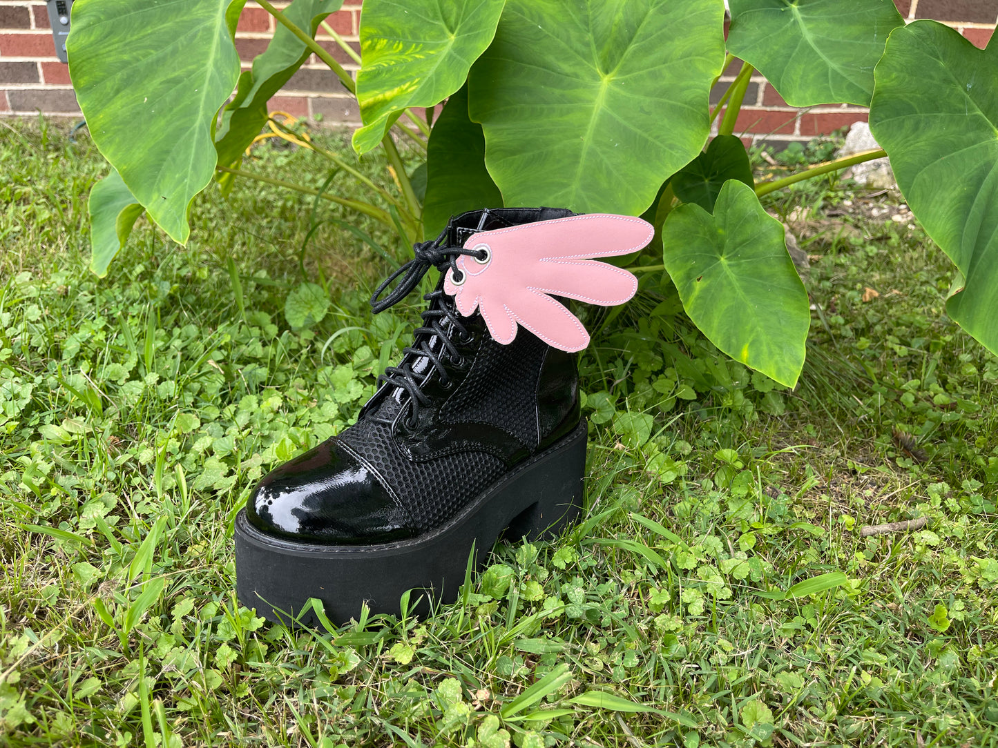 Magical Girl Wing Shoe Winglet, Shoe Wings, Skate Shoe Accessory, Handmade Boot add on Faux Leather