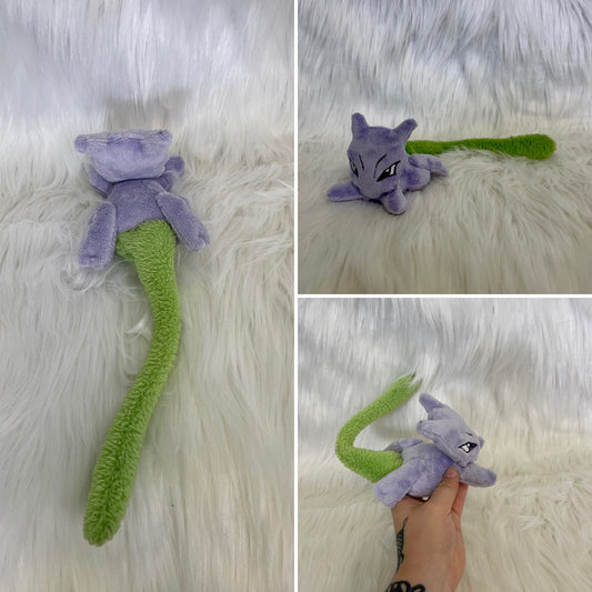 Angry MEW2, SPACE CAT Beanie Plushie, Poke inspired Plush, Shiny, Video Game Plush