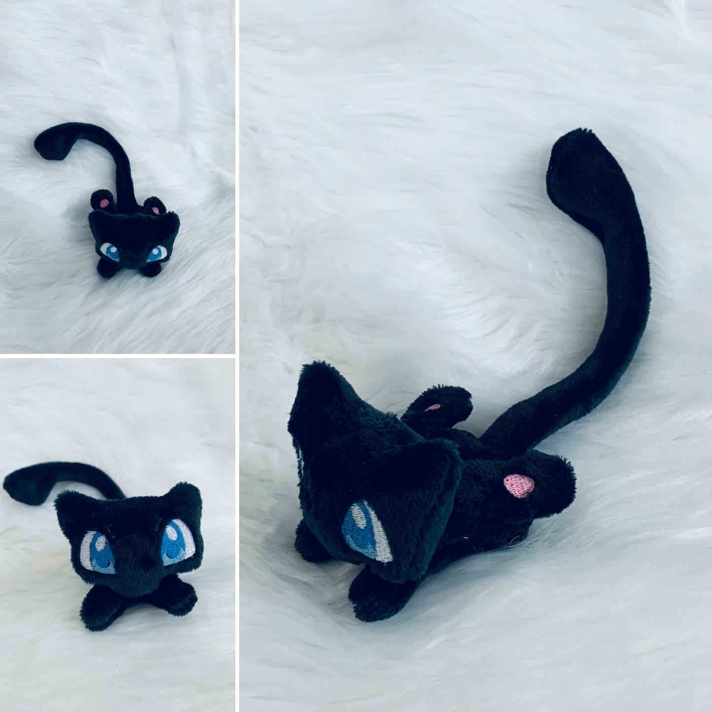 Adorable CAT Monster SPACE CAT Beanie Plushie, Shiny, Video Game inspiredPlush