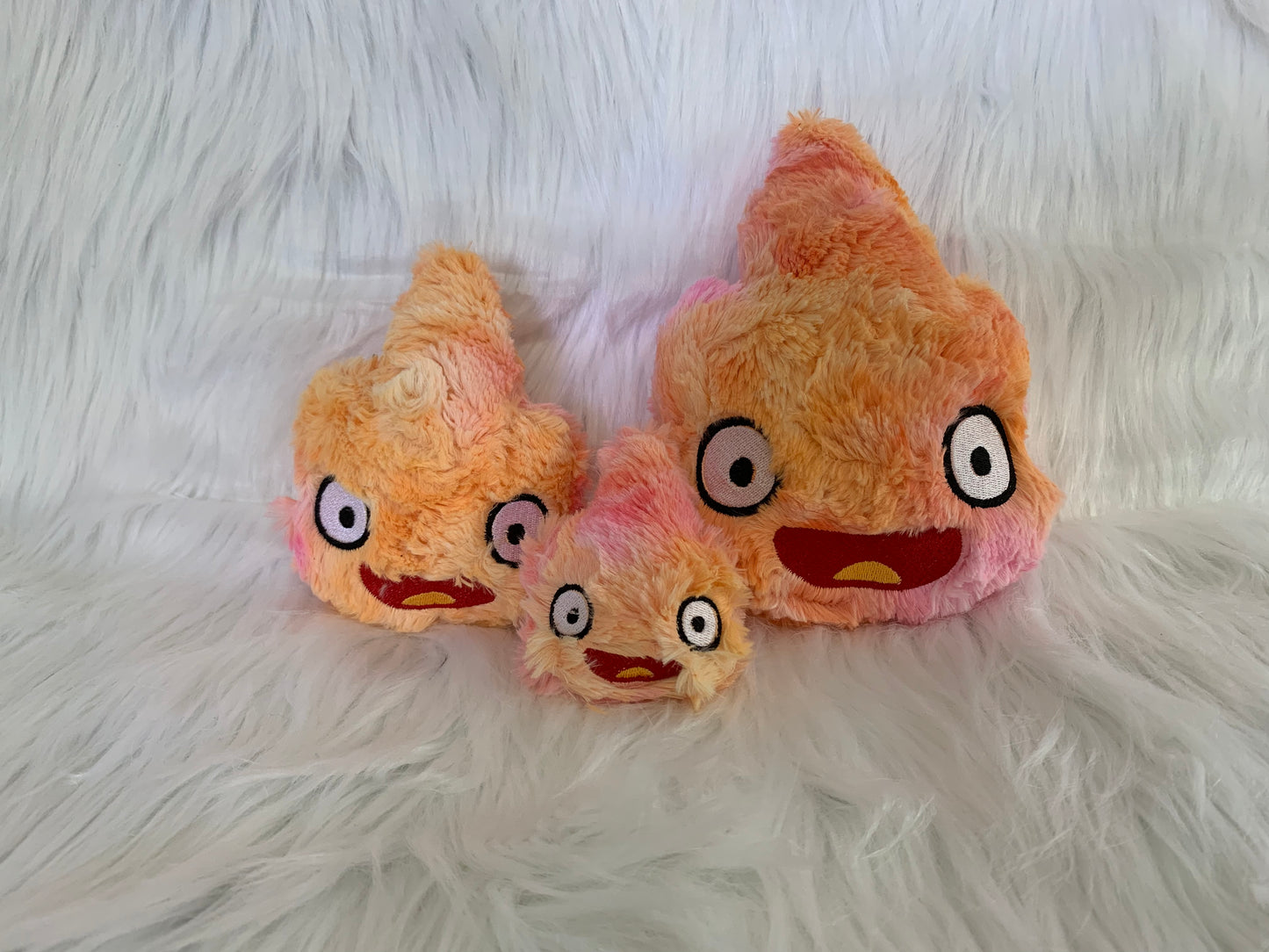 Angry FIRE DEMON Plushie, Anime Inspired Plush