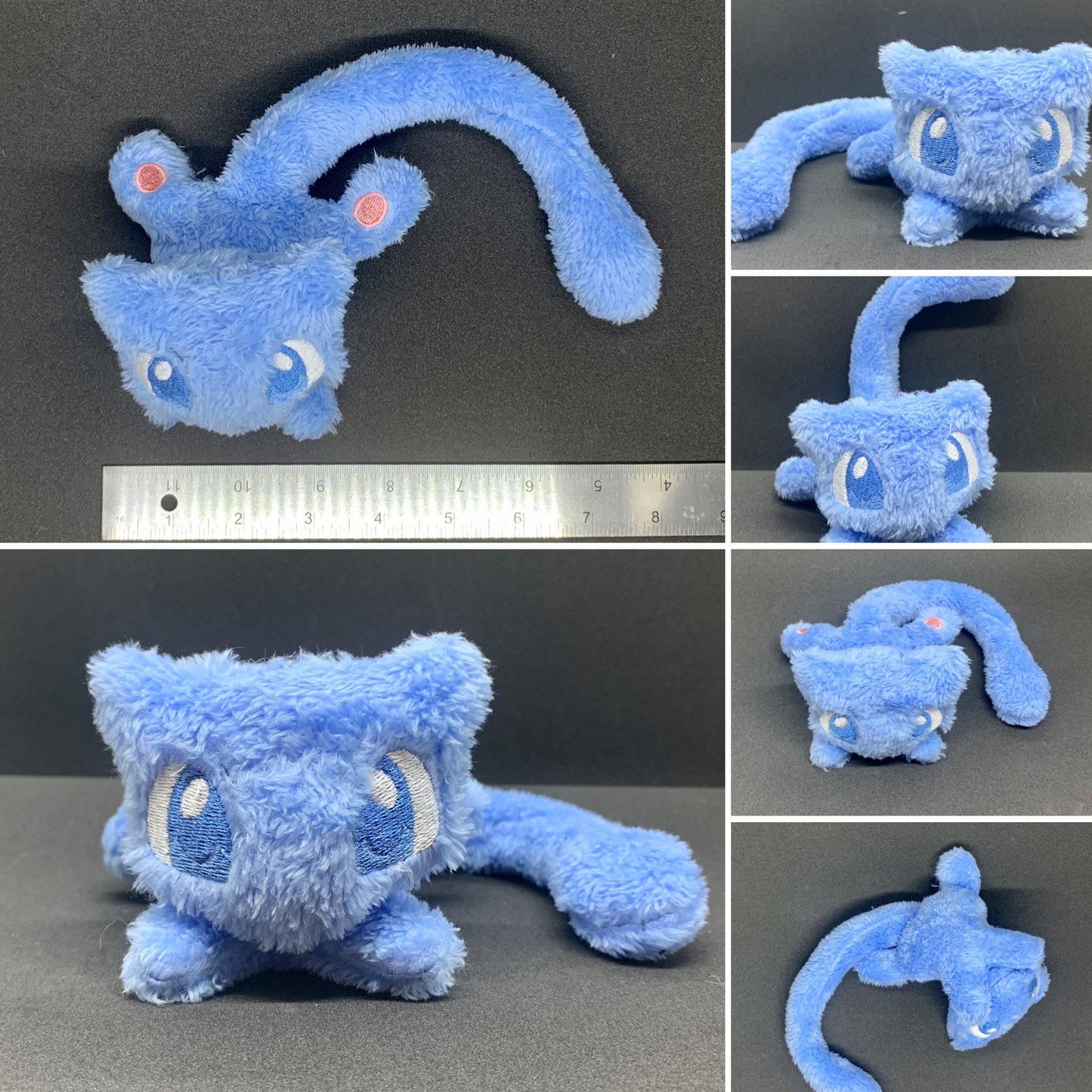 Adorable CAT Monster SPACE CAT Beanie Plushie, Shiny, Video Game inspiredPlush