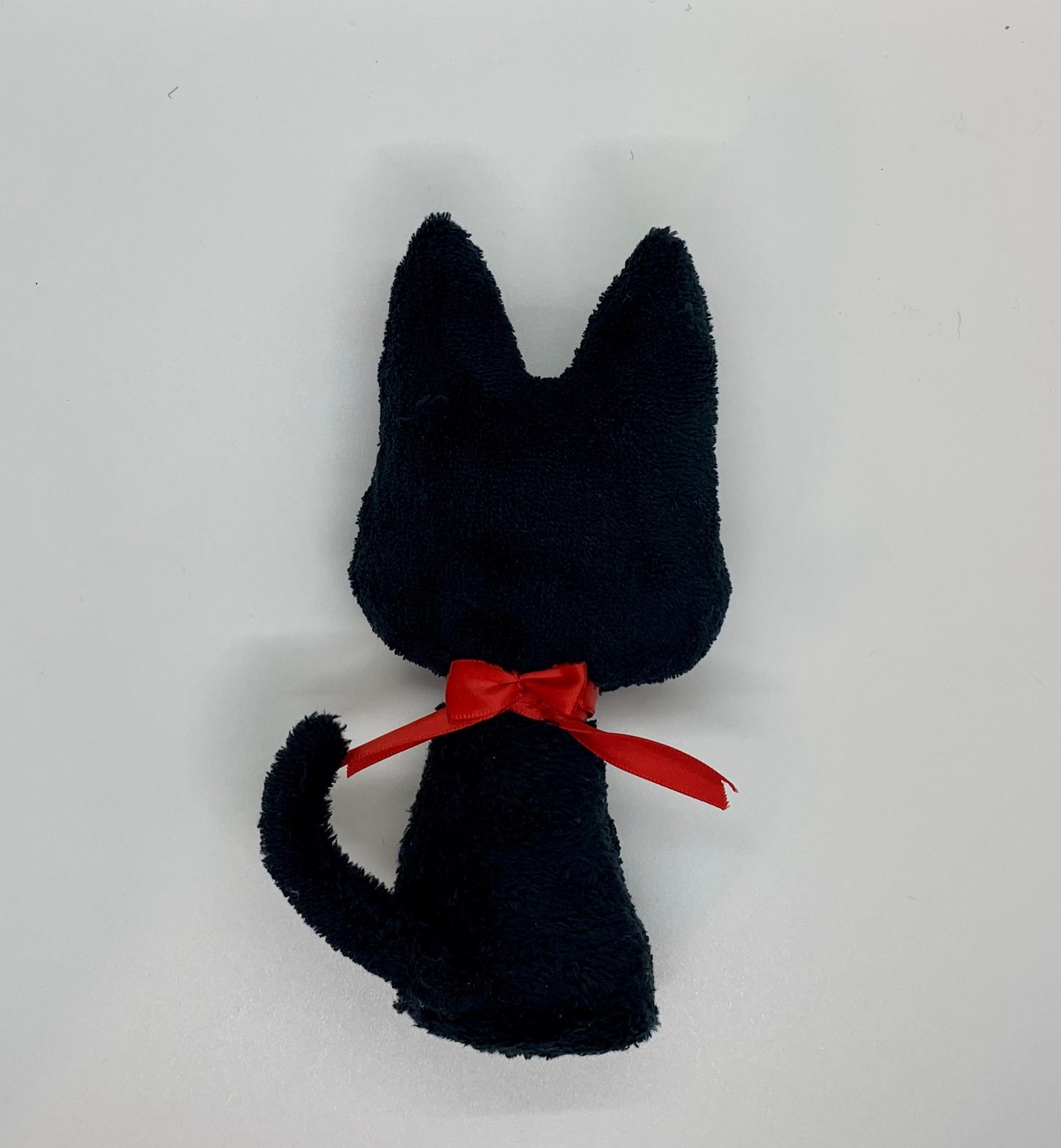 8’’ Black Cat Plushie, Cat Delivery Service, Handmade Minky Plush