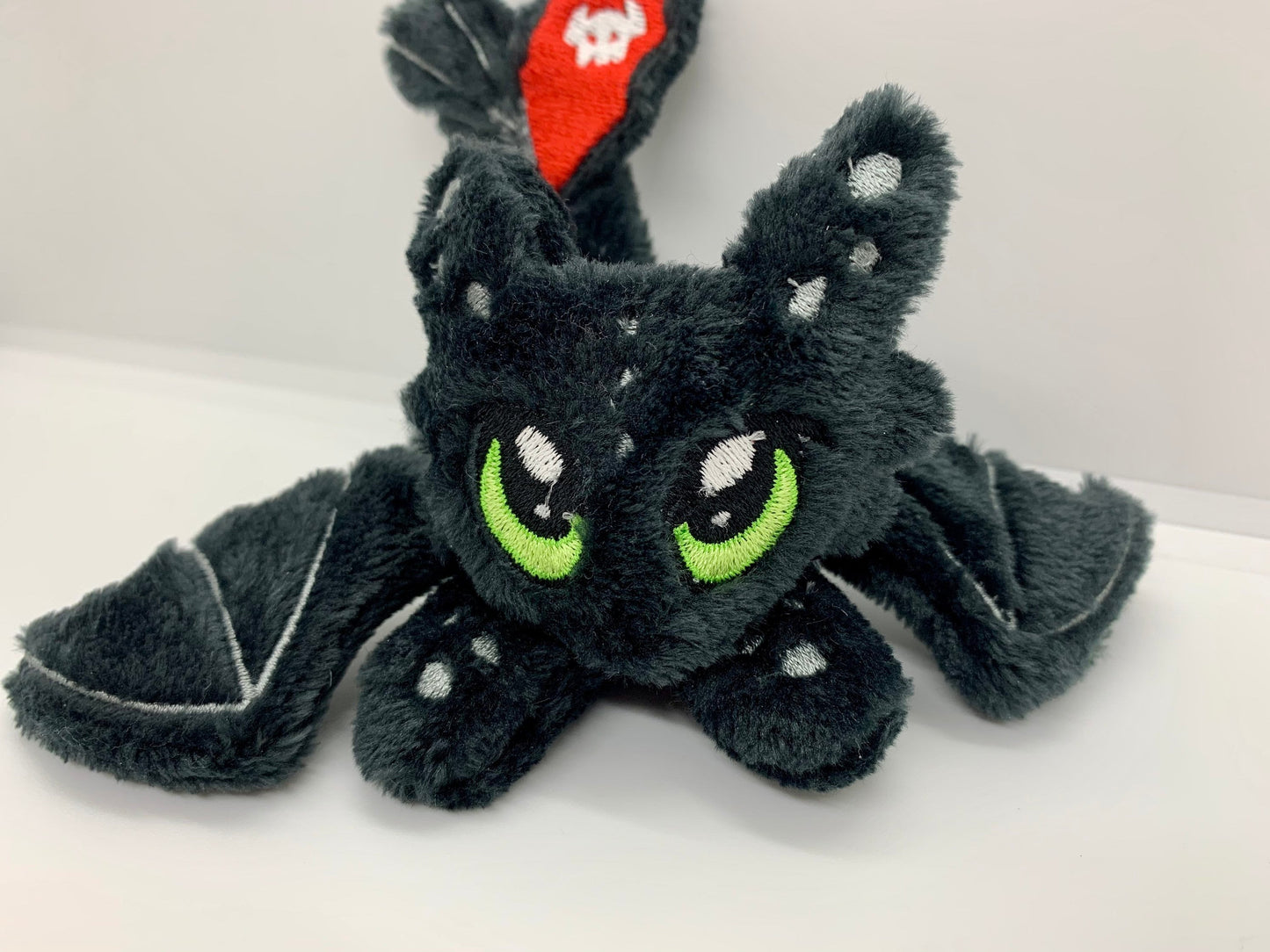 Adorable Black Dragon No Teeth inspired plush, Train Your Dragon inspired plushie, Night Angry