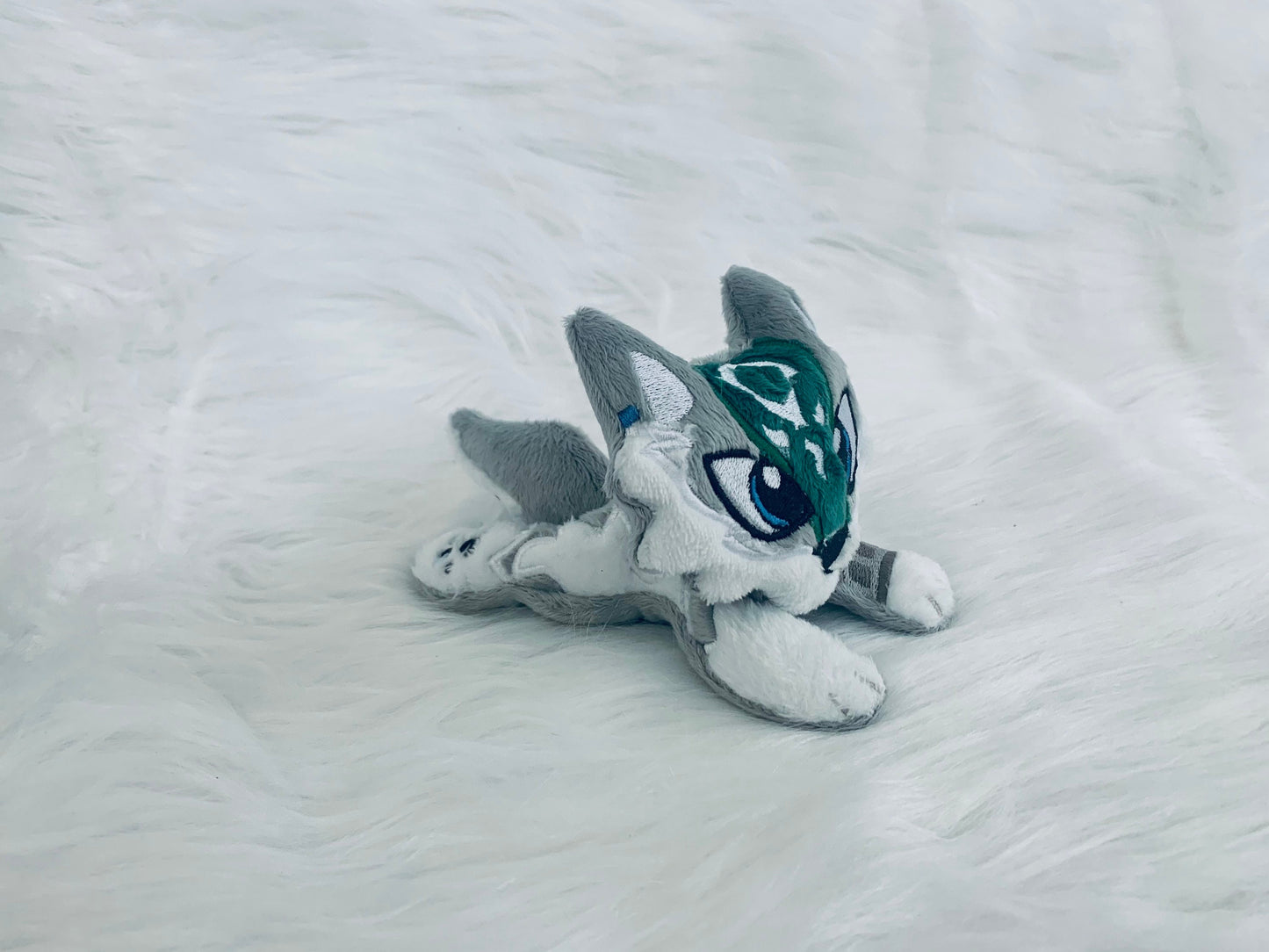 Loyal WOLF LINK  Beanie Plushie, Legend, Inspired Plushie, Made to Order