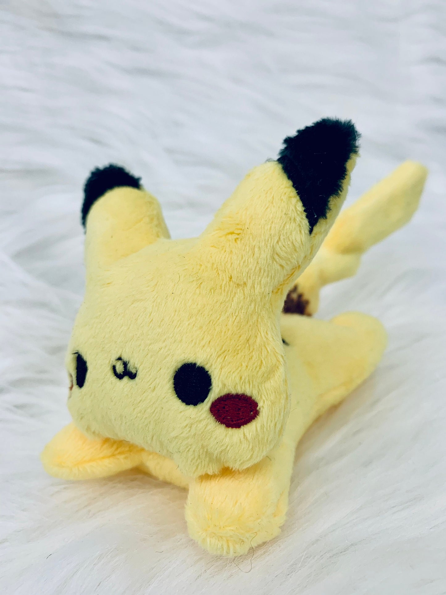 Chibi Electric Mouse Beanie Plushie, Animal Monster, Video Game inspired Plush, Shiny