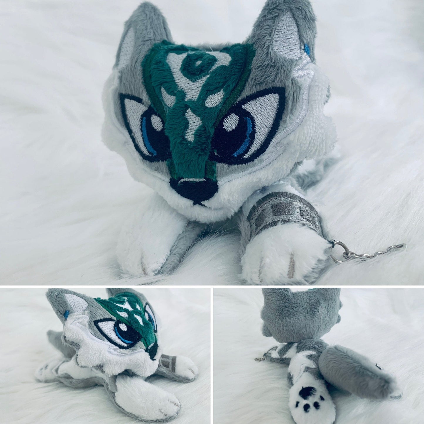 Loyal WOLF LINK  Beanie Plushie, Legend, Inspired Plushie, Made to Order