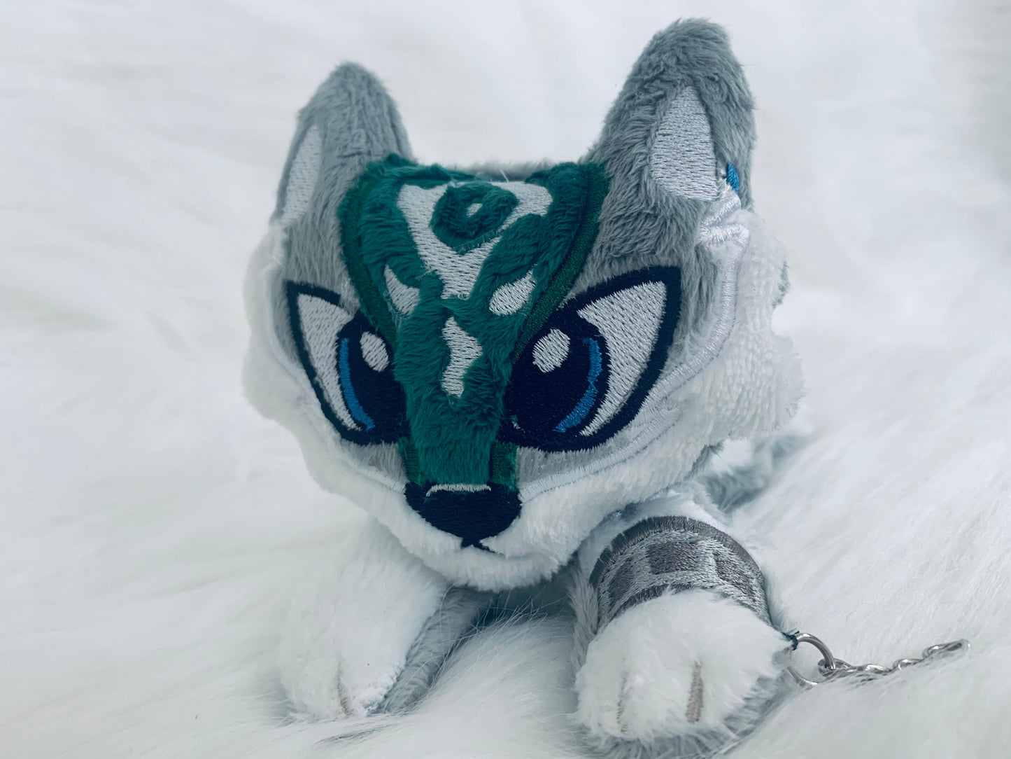 Loyal WOLF LINK  Beanie Plushie, Legend, Inspired Plushie, Made to Order
