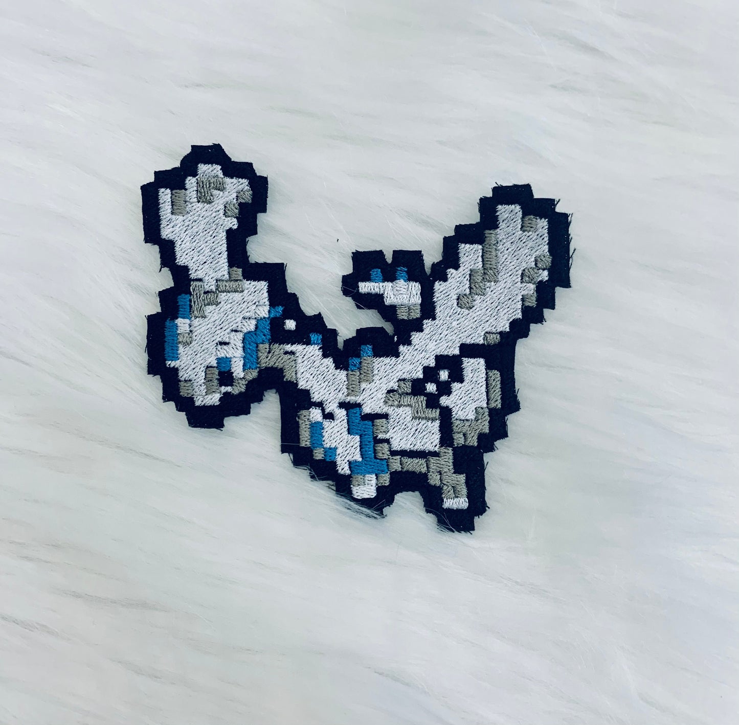 Mother Sea Iron-on Patch, Shiny, Shadow, Legendary Inspired Pixel Embroidery