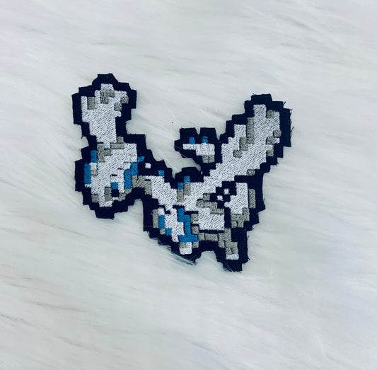 Mother Sea Iron-on Patch, Shiny, Shadow, Legendary Inspired Pixel Embroidery