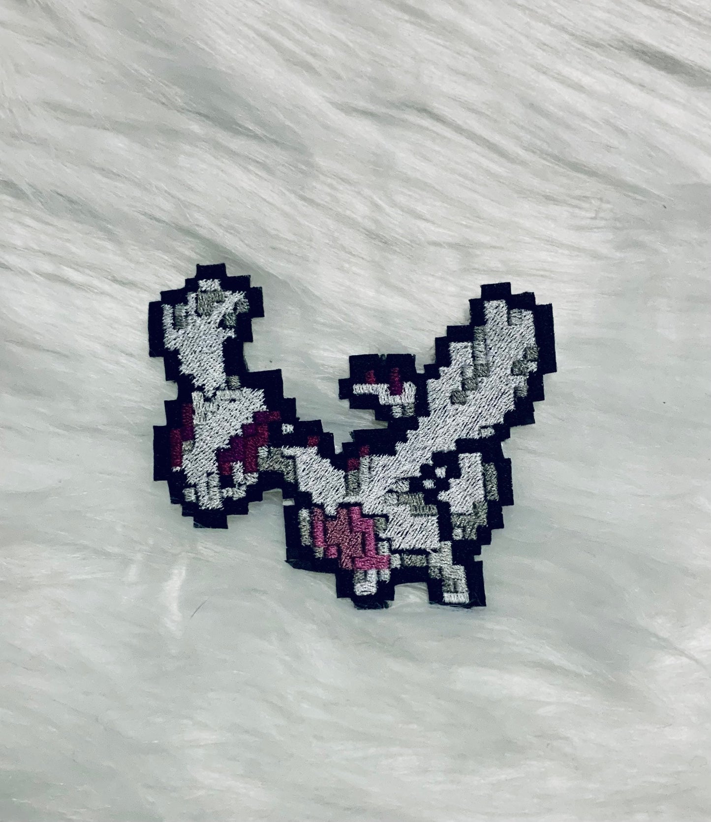 Mother Sea Iron-on Patch, Shiny, Shadow, Legendary Inspired Pixel Embroidery