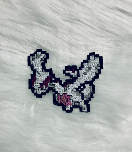 Mother Sea Iron-on Patch, Shiny, Shadow, Legendary Inspired Pixel Embroidery