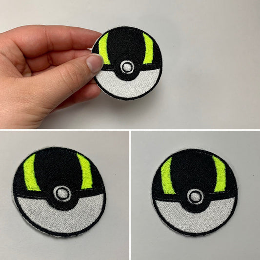 Ball Iron On Patch, Video Game Inspired Embroidery, Made to Order