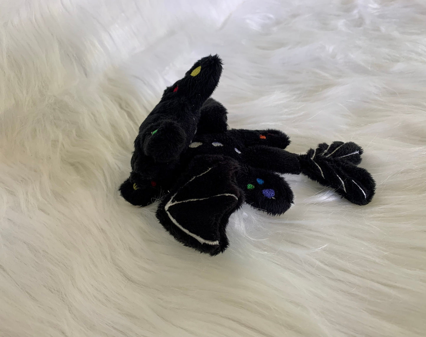 Adorable NIGHT LIGHTS inspired plush, Rainbow, Trainee Dragon inspired plushie, LGBT