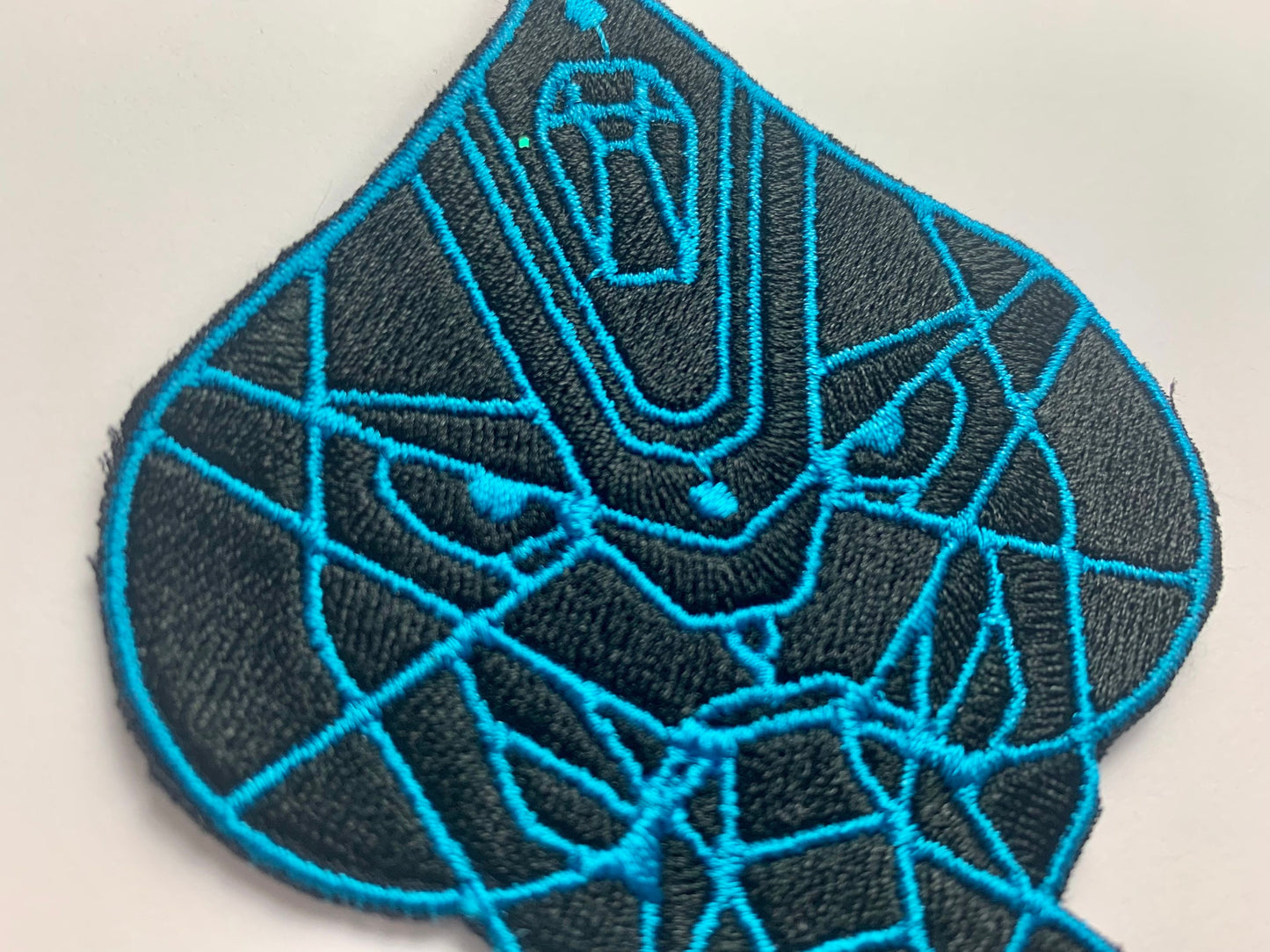 Ace of Cayde-6 Iron on Patch, Video Game Embroidered Patch, Game Character, Hunter, Ace of Spades