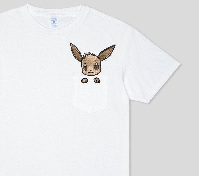 Eevee Iron-on Patch Peaker, Shiny, Monster Animal Inspired Embroidery