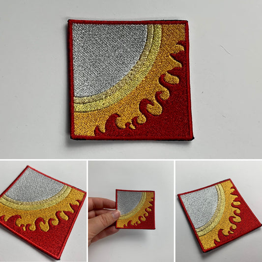 Kyōjurō  Iron On Patch, Fire Breathing, Demon,  Anime Inspired Embroidery, Made to Order