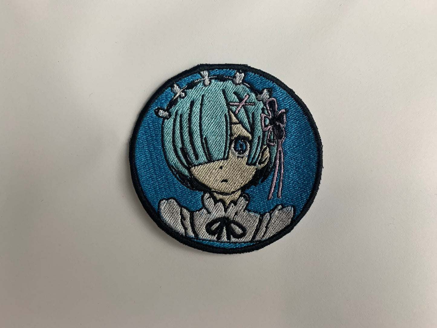 Anime Twins Demons Iron On Patch, Maid, Demon Lord, Sister, Anime Inspired Embroidery, Made to Order
