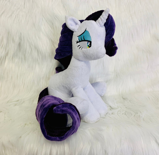 RARITY My Little Pony Beanie Plushie, MLP Inspired Plushie