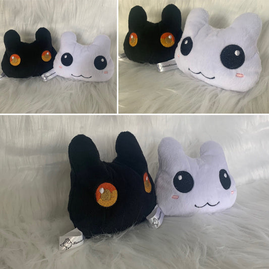 BOTAMON YUKIMIBOTAMON Digi Monster Beanie Plushie, Baby and In Training Form, Anime Inspired Plush