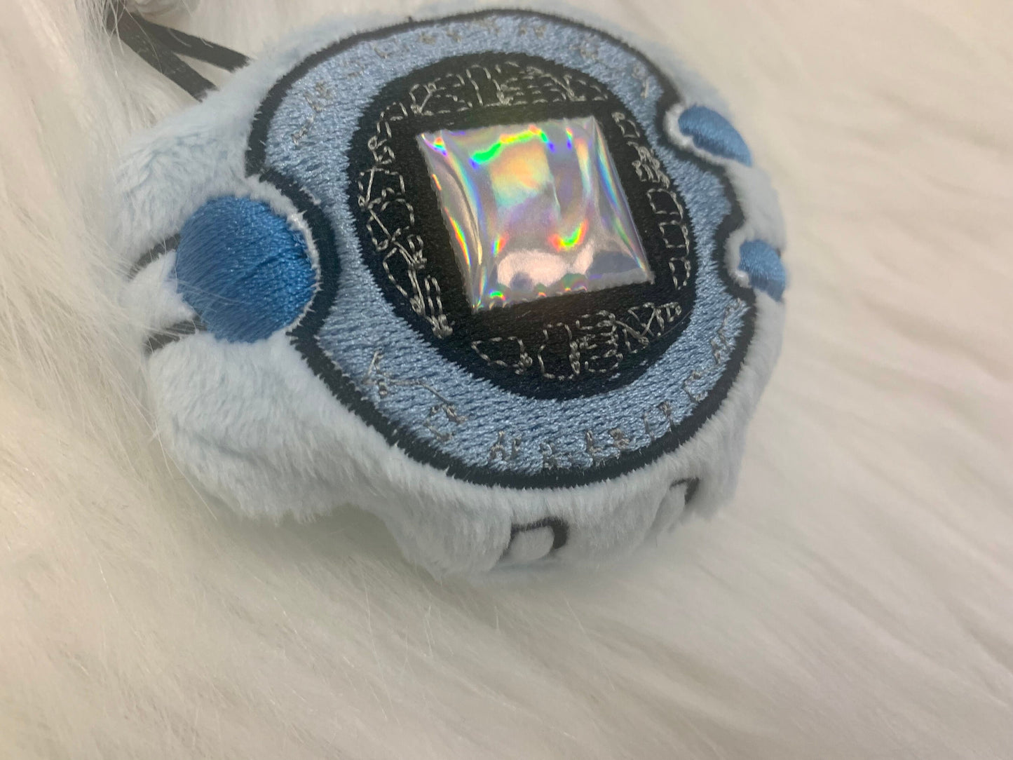 Digital Device Plush Keychain, Digi Animal Monsters, Handmade Plushie Keychain, Made to Order