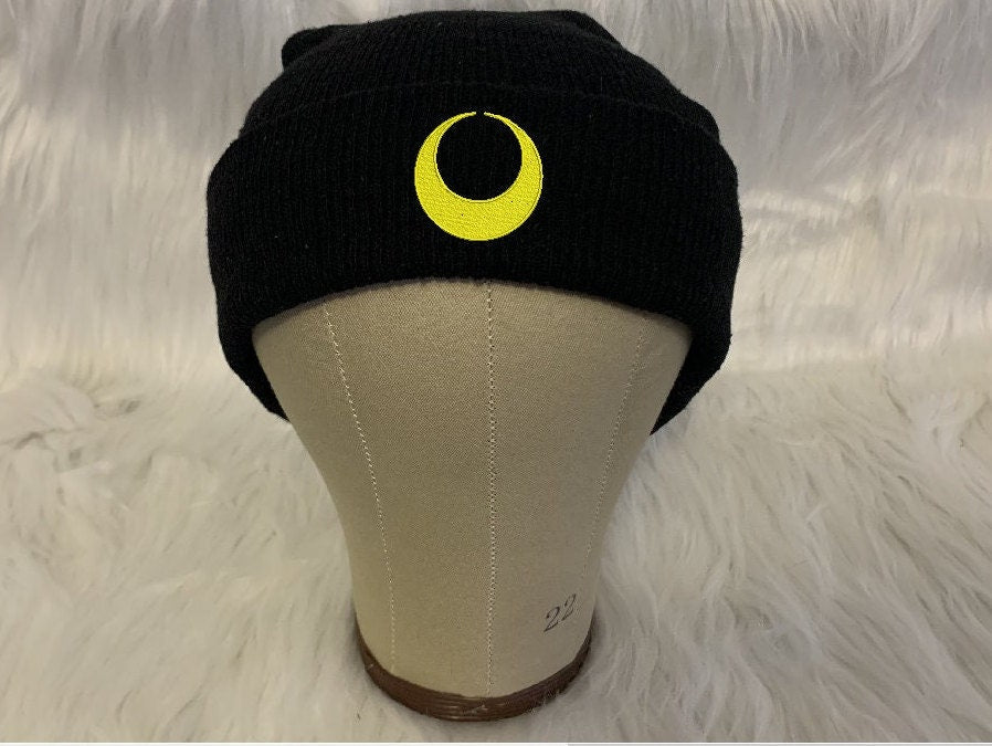 Sailor Crescent Guardian Beanie, Thick Cuffed Knit
