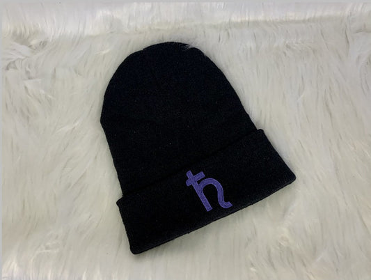 Saturn Guardian Beanie, Thick Cuffed Knit