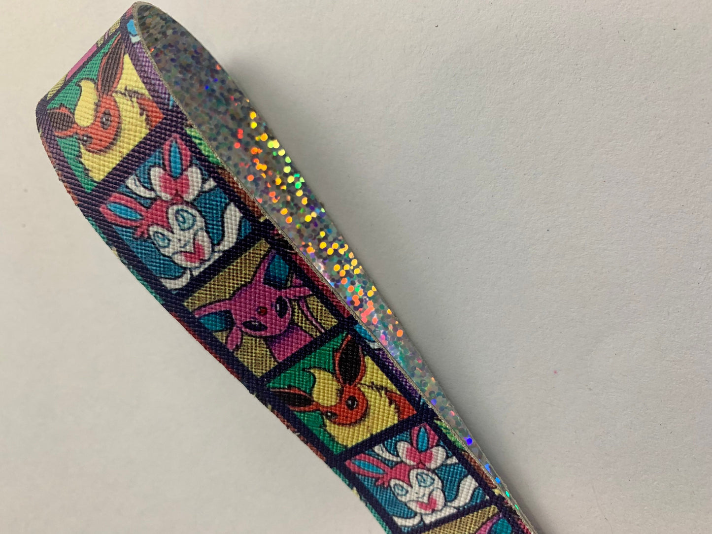 Elemental Fox Faux Leather Key Fob Wristlet