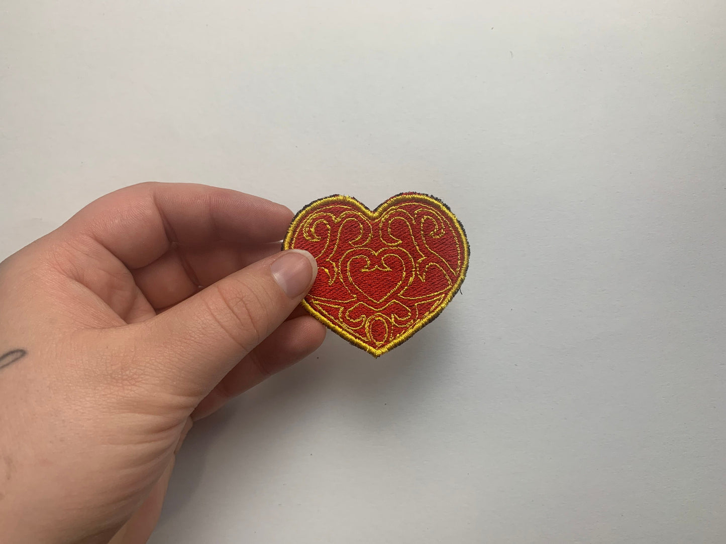 Video Game Heart Container, Iron-on Patch, Princess, Heart Piece, Video Game Inspired Embroidery