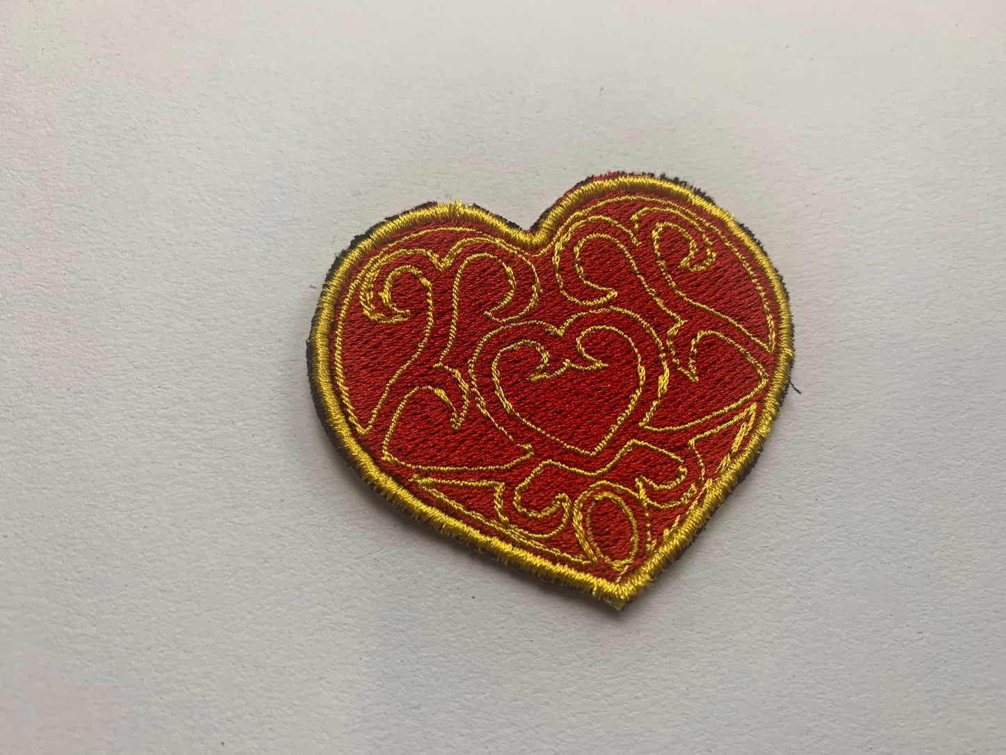 Video Game Heart Container, Iron-on Patch, Princess, Heart Piece, Video Game Inspired Embroidery