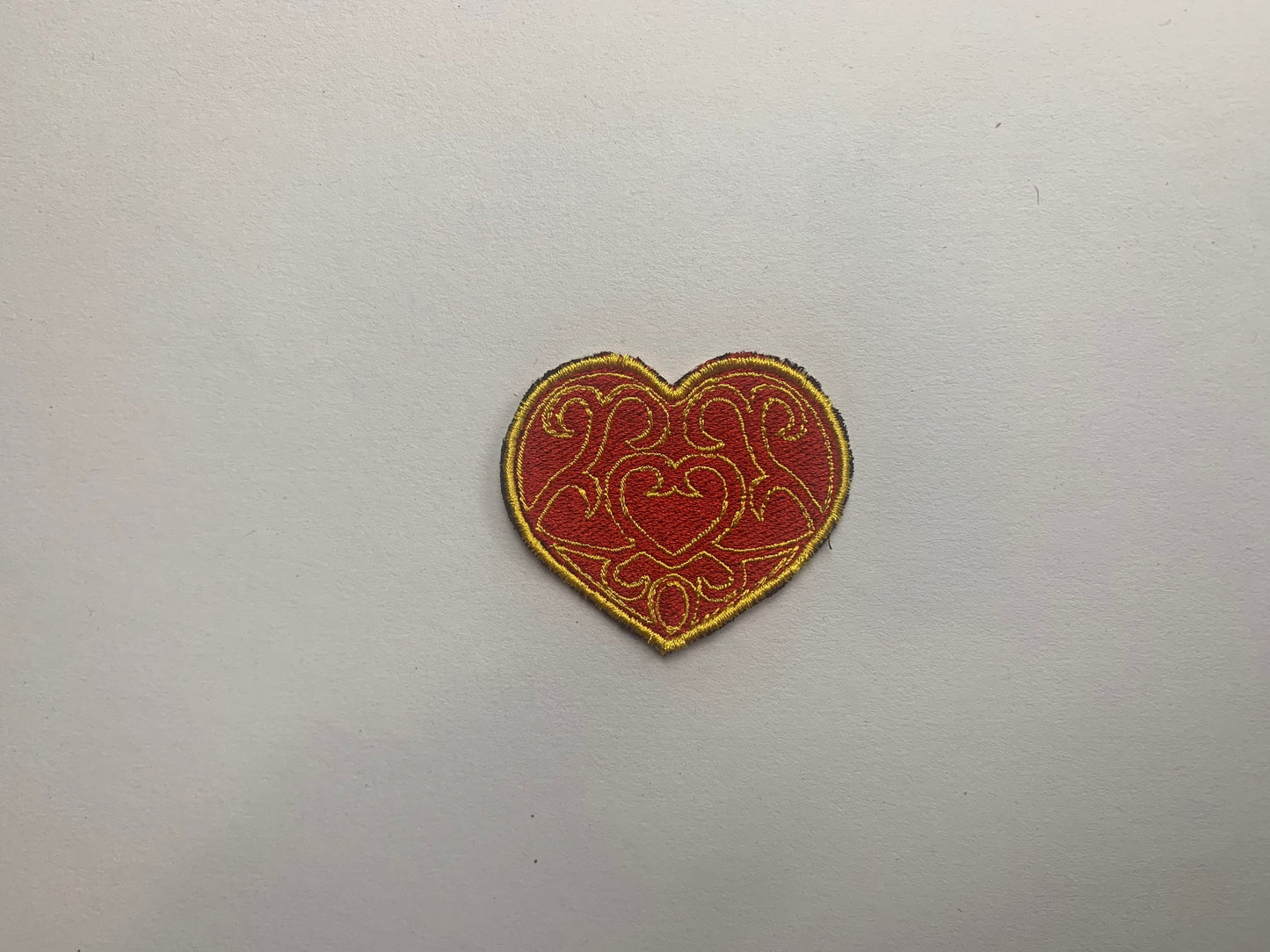 Video Game Heart Container, Iron-on Patch, Princess, Heart Piece, Video Game Inspired Embroidery