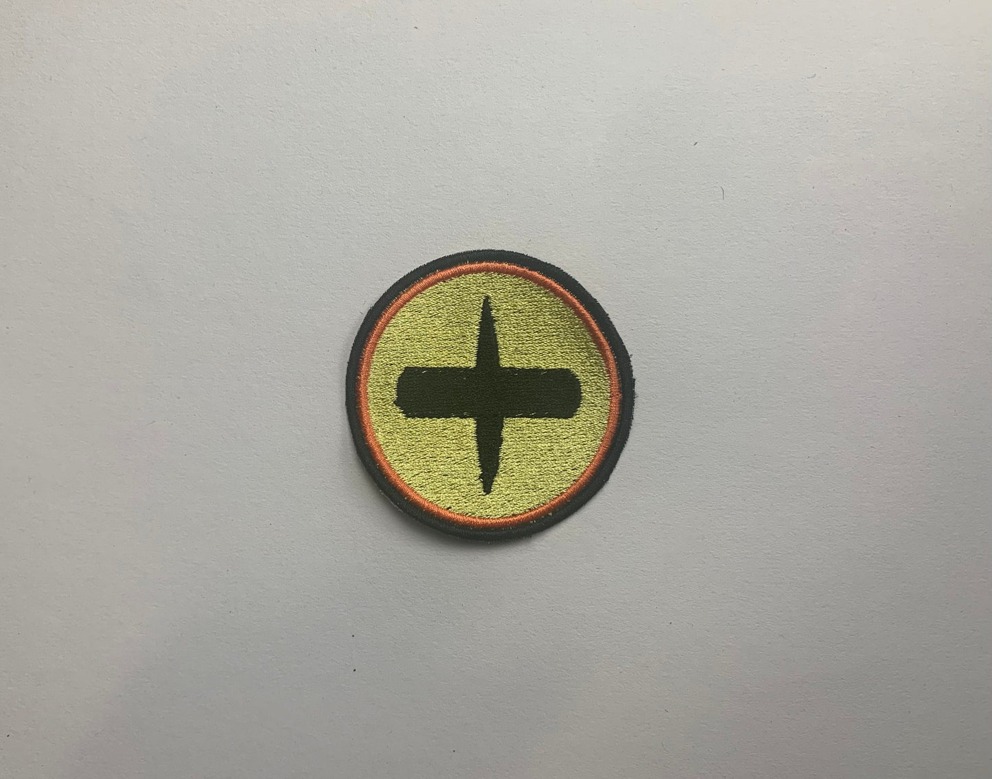 Anime Eye Iron On Patch, 9Tail Fox Symbol , Anime Inspired Embroidery, Made to Order