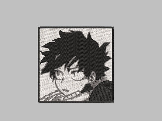 Cry Baby Bunny Iron On Patch, Deku, Manga Inspired Embroidery, Made to Order