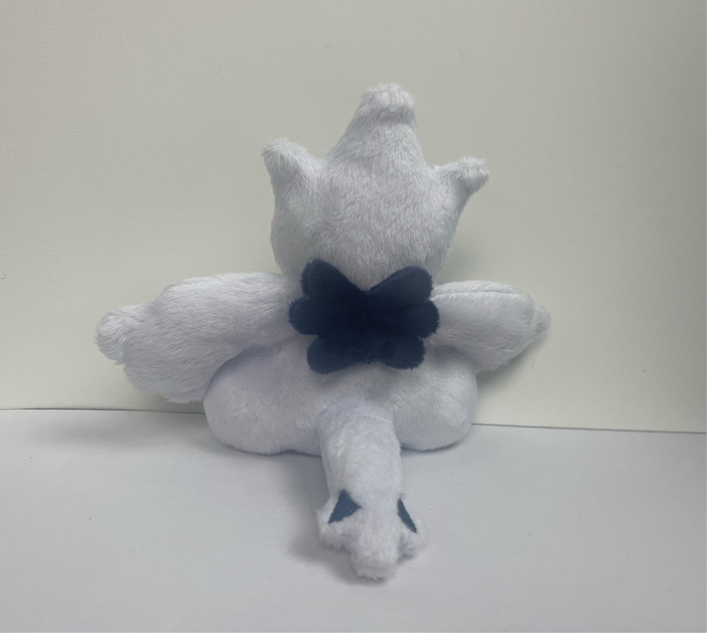 Sitting OCEAN MOTHER Plushie Handmade, Anime Monster inspired Plush, Shiny, Shadow, Water, Made to Order