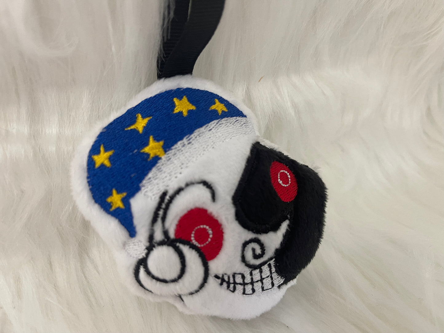 Angry Sleepy Moon, Babysitter Plush Keychain, Video Game Monsters, Handmade Plushie Keychain, Made to Order